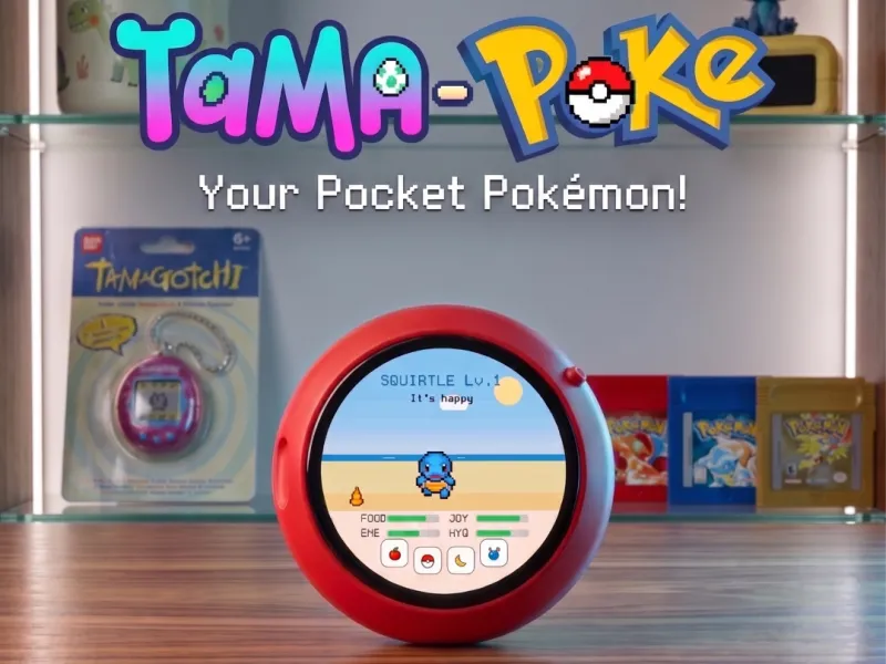 TamaPoke — A Pokemon Pokéball Tamagotchi